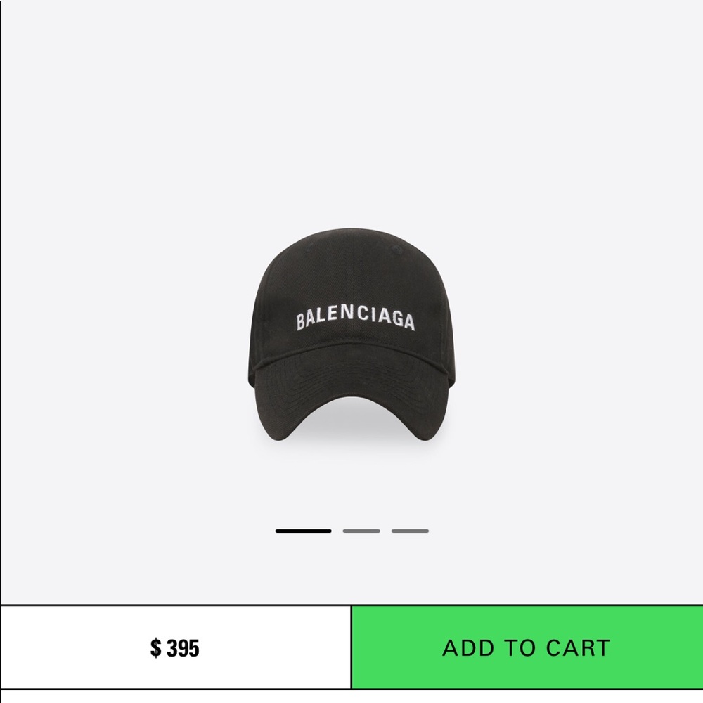 Balenciaga baseball cap